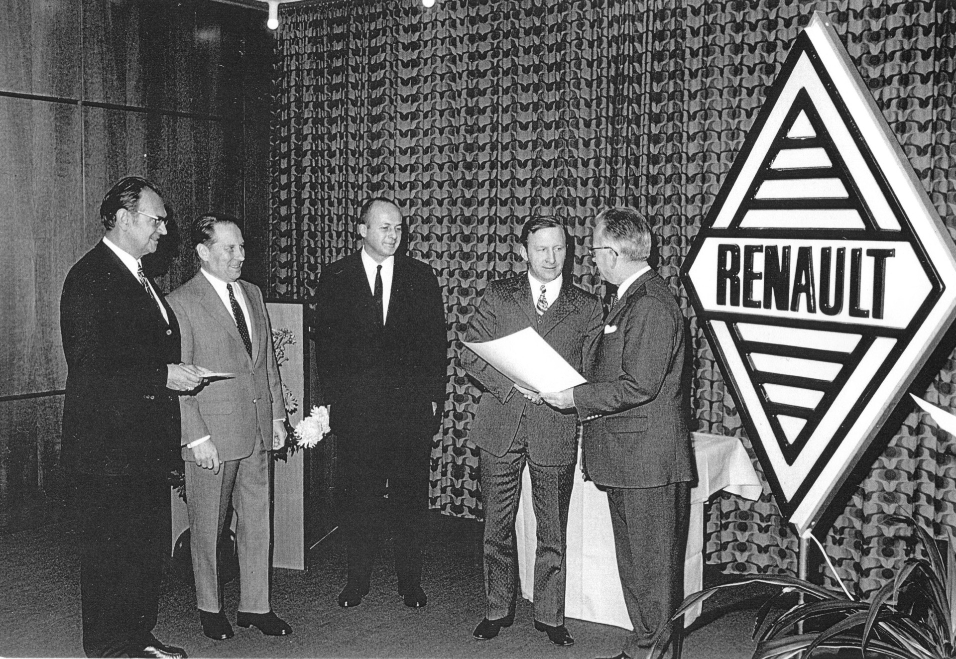 Autohaus Rapp in den 1970er Jahren