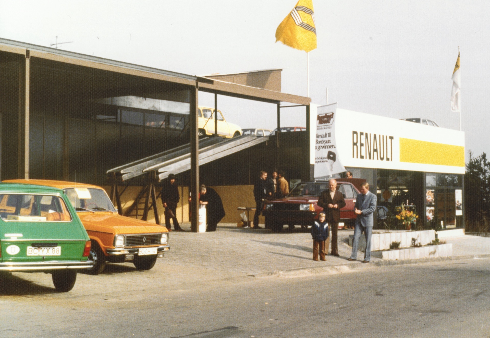 Ausstellungshalle Autohaus Rapp 1979